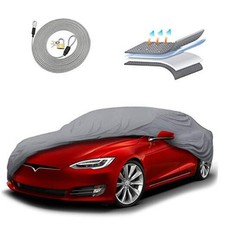 OC444 Outdoor Indoor Car Cover Custom Fit for Telsa Model S All Weather