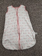 Yoofoss Baby Sz 0-6M Sleep Sack Pink White Heart Arrow Print Girls