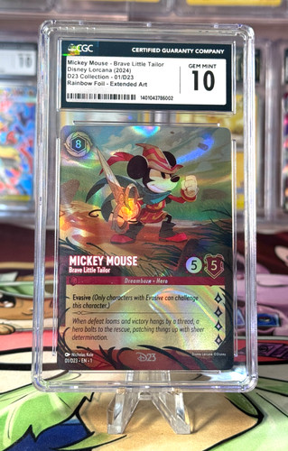 Mickey Mouse - Brave Little Tailor graded CGC 10 for sale on eBay