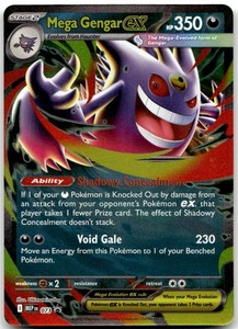 Mega Gengar ex 073 Black Star Promo