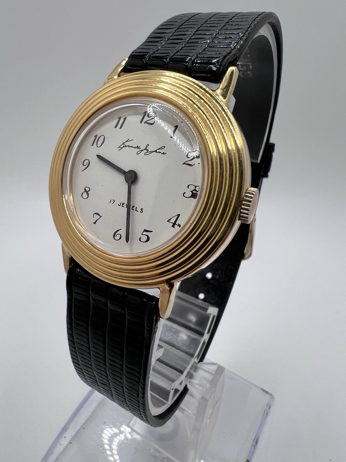 Vintage Rare Gold Tone Kenneth Jay Lane Manual 17… - image 6