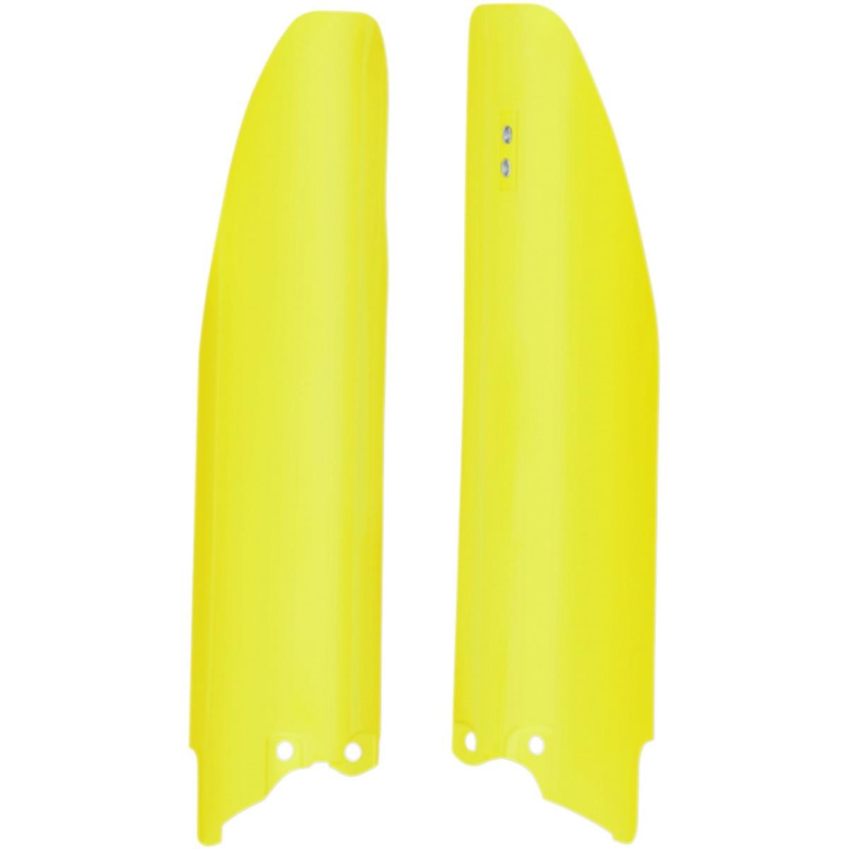 Polisport Fork Protectors Fit Yamaha YZ 125 250 From 15 Fluo Yellow