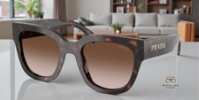 PRADA PR C04S 17N80A Root Tortoise Brown Gradient 52 mm Women's Sunglasses