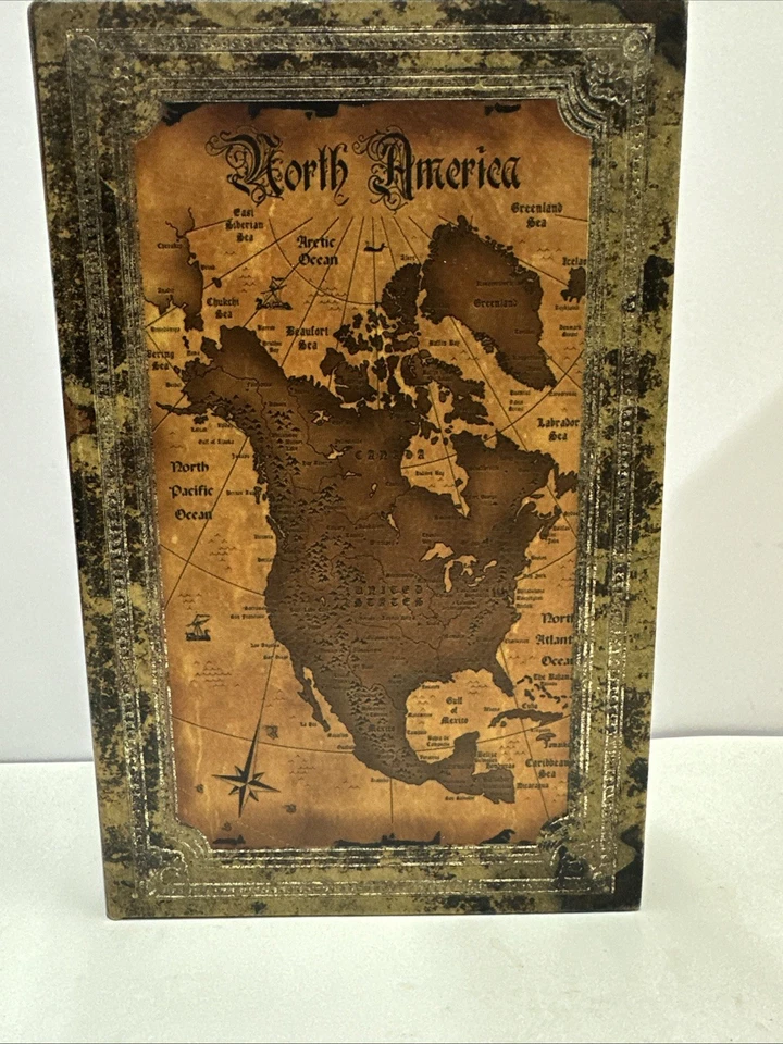 "Caja de almacenamiento de recuerdo de libros de imitación forrada de fieltro 6,50 X 9,50 X 2"" G2" Foto 2 de 4