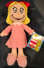 10in Cindy Lou Who From The Grinch Christmas Plush Doll New