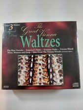 The Great Vienna Waltzes 3 CD Box Set Johann Strauss Madacy Music Group 1994
