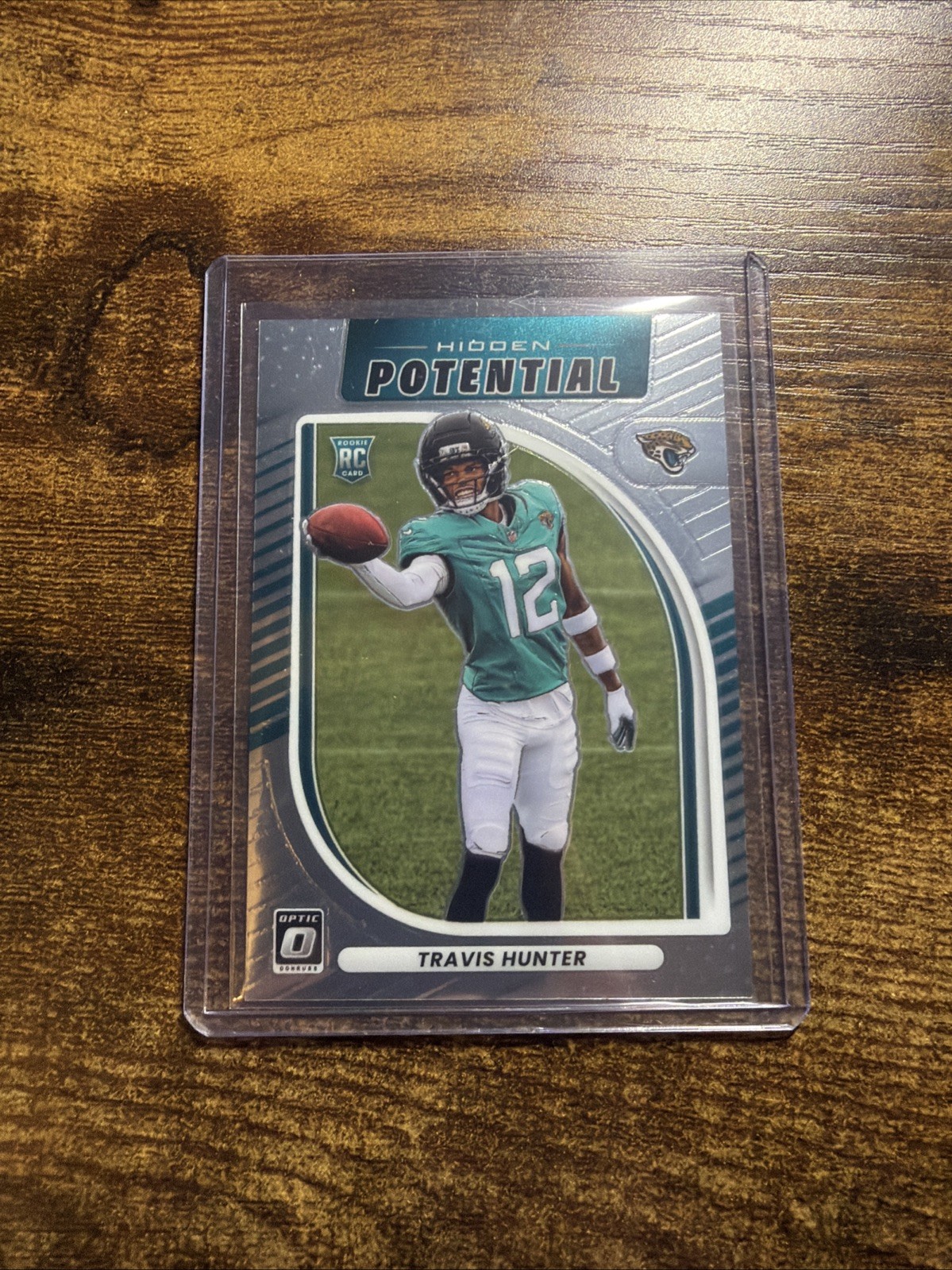 TRAVIS HUNTER HIDDEN POTENTIAL JAGUARS 2025 DONRUSS OPTIC ROOKIE 
