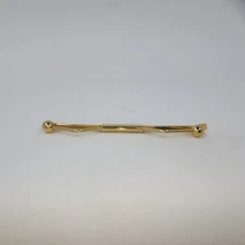 Pre-Owned Silver Tone Collar Bar Clip