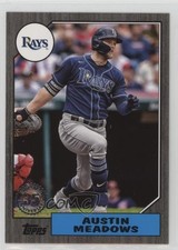 2022 Series 1 1987 Topps Baseball 35th Anniversary Black Austin Meadows 1lw4