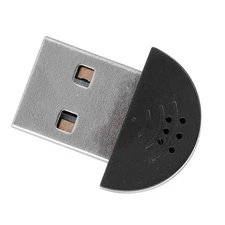 Portable USB Mini Studio Speech Mic Recording MIC Adapter For Computer N