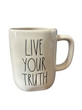 Rae Dunn Artison Collection by Magenta "Live your Truth" Coffee Tea Mug Cup LG