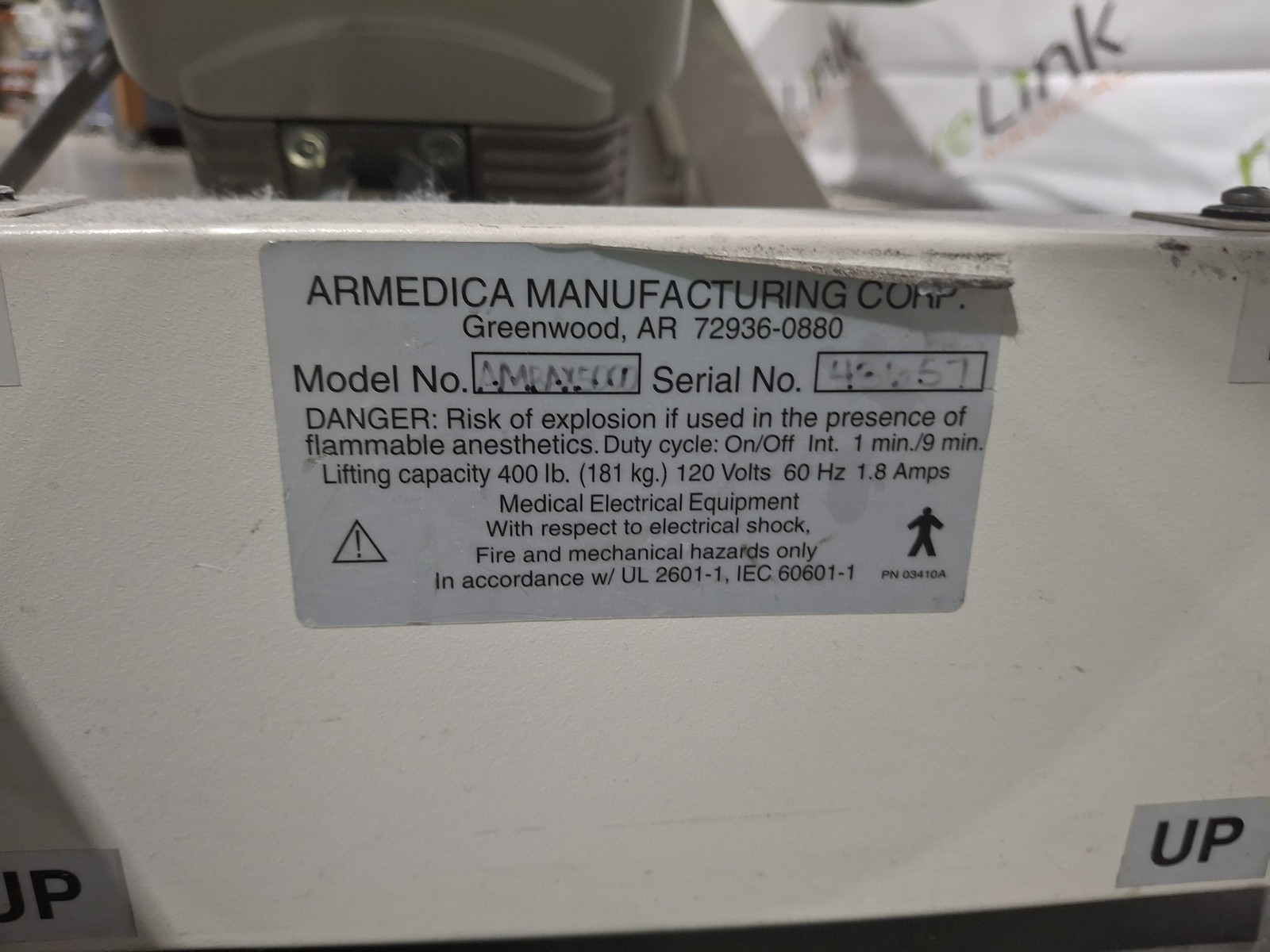 Armedica AMBAX5000 5 Section Hi-Lo Treatment Table