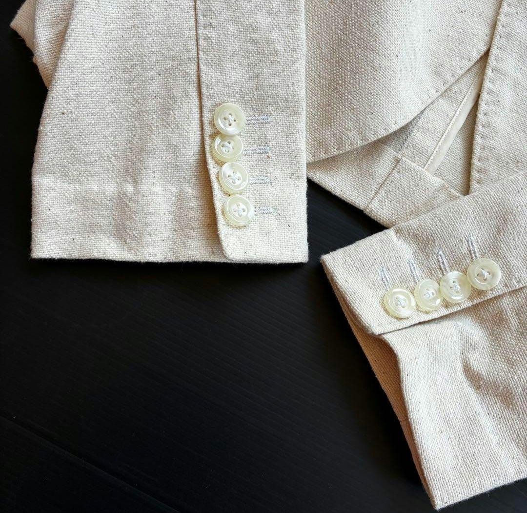 Ring Jacket FULLCOUNT White Tailored Jacket Cotto… - image 7