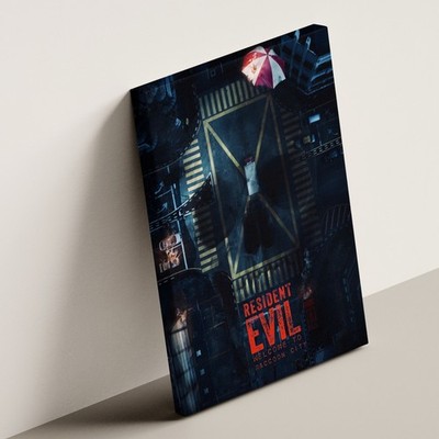 Resident Evil Welcome to Raccoon City Movie Poster Canvas Wall Art Print Decor