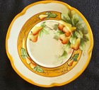 Elegant Antique Vtg PICKARD Plate with Hand Painted Pears Fruit Signed GOESS