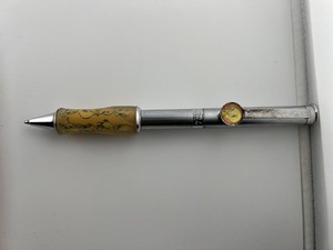 Looney Tunes Tweety Bird Metal Ballpoint Pen Yellow Silver Vintage Collectible