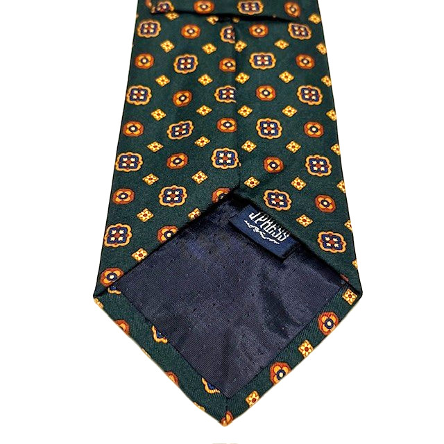 J Press Tie Foulard Multicolor Floral Geometric Old Money Style Classic IRELAND image 10