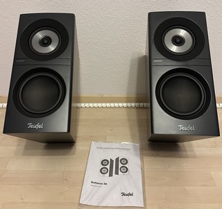 TEUFEL DEFINION DEF 3S High End Stereo Regallautsprecher Schwarz Top Zustand.