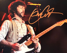 ERIC CLAPTON Hand Singed 8x10 inch Original Authentic Autograph w/COA