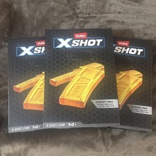 Lot of 3 Boxes, Zuru X Shot Pro Series, 1 Half Clip 1 Full Clip, NEW