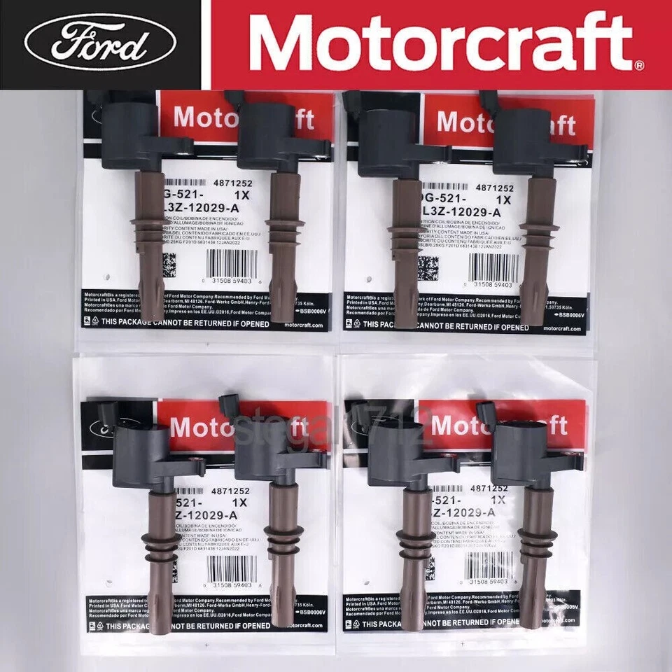 8X Motorcraft Ignition Coil DG521 & Spark Plug SP509 Fit Ford F150 4.6 5.4L New - Image 3 of 4