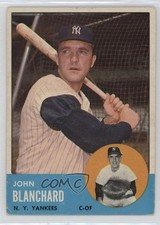 1963 Topps High # Johnny Blanchard #555 0e2x