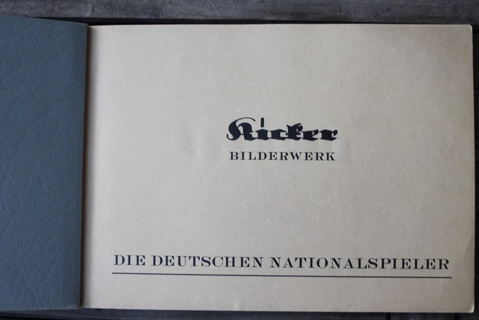 Kicker Bilderwerk 1937 - La Allemand Joueur De L'Equipe Nationale - 119 Images - Photo 2/4