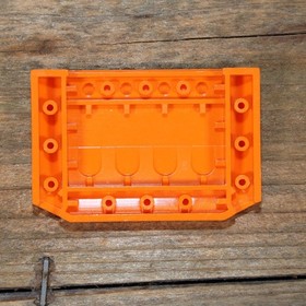 LEGO City Orange Wedge 4x6x2/3 Triple Curved Arctic Explorer Logo 52031pb079