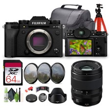 FUJIFILM XF 16-50mm f/2.8-4.8 R LM WR Lens FUJIFILM X-T5 Mirrorless Camera