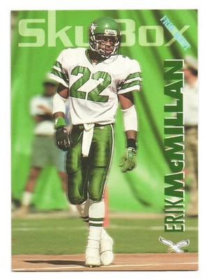 1993 SkyBox Impact NFL Football Philadelphia Eagles Erik McMillan