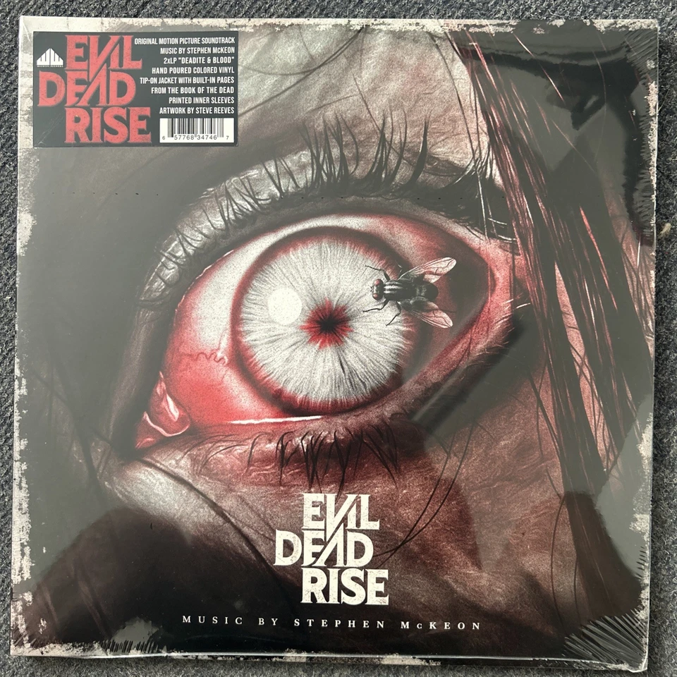 Evil Dead Rise WAXWORK DELUXE Vinyl 2x LP Soundtrack OST Limited Colour Swirl - Image 3 of 4