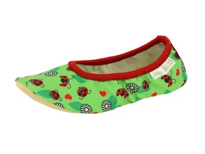 Lico G 1 STYLE Kinder Gymnastikschuhe Grün/Rot Größe 28