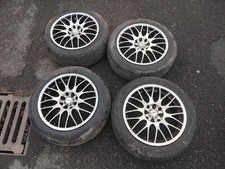 15" Calibre Alloys 4x100 4x108 Black Diamond Cut Bbs Style