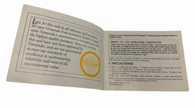 Nintendo NES Instruction Manual Only Balloon Fight