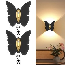 Battery Operated Wall Sconce Set of 2: 5000mAh Rechargeable 2 Pack Black