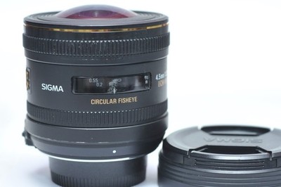 Sigma EX Circular Fisheye 4.5mm f/2.8 HSM EX DC Lens For Nikon F APS-C 35