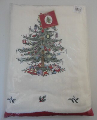 Spode Collection Christmas Tree Bath Towel NEW