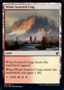 Wind-Scarred Crag x4 - Commander 2019 - NM-Mint, English - Commander 2019