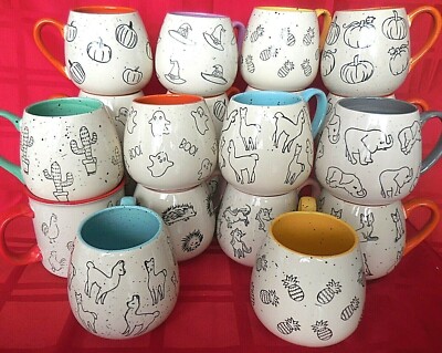 Meritage Halloween Thanksgiving Pumpkin Ghost Witch Coffee Mug *YOU PICK 1 CUP *