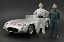 Moss & Jenkinson Figure for 1:18 CMC Mercedes 300SLR 722 Mille Miglia1955 NO CAR