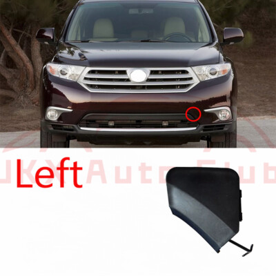 Left Front Bumper Towing Hook Eye Cover Cap q For Toyota Highlander 2011-2013