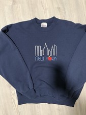 Hanes vintage 80s 90s New York logo made in USA sweatshirt