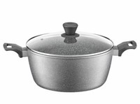 Kochtopf Induktion Deckel Topf Antihaft Beschichtung Aluminium 20 Cm / 3,6 L