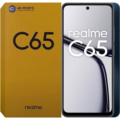 Realme C65 4G Starlight Black 128GB + 6GB Dual-SIM Factory