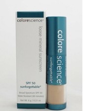 ColoreScience Loose mineral sunscreen spf 50 sunforgettable Tan Matte -6g NIB