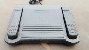 Infinity IN-GDX Grundig Foot Control Pedal Dictation Transcription Fwd & Rew EUC
