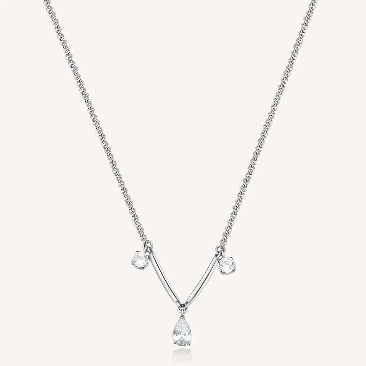 Collana Brosway BAH01 in acciaio 316L pendenti con simboli e cristalli collezione Chant