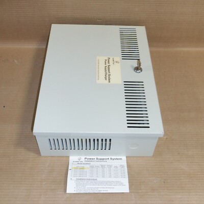 NEW ALARM SAF NPL-12060-B03 POWER SUPPORT SYSTEM POWER SUPPLY CHARGER W/ KEY AK