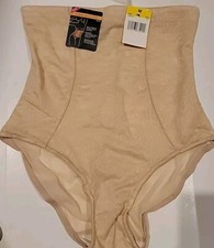 Maidenform Tummy Solutions Beige Hi Waist Brief Medium Dm2005 Y4T MSRP 56 NWT
