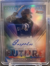 2021 Bowman's Best Future Vibrance Autographs #BFVAYCS Yoelqui Cespedes 081/150